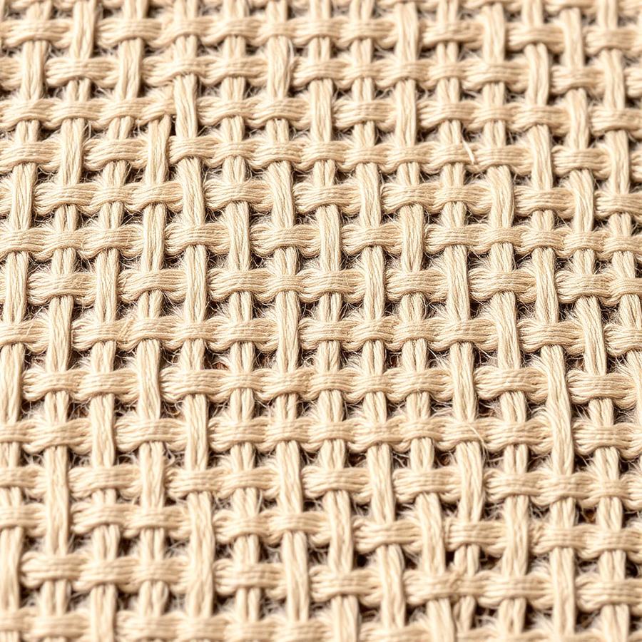 Linen & bouclé material sample