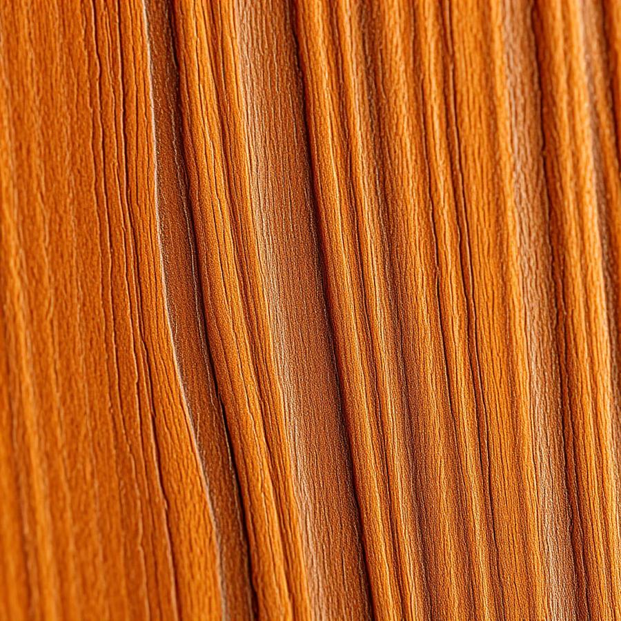Fluted walnut material sample